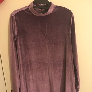 Velvet Purple Dress